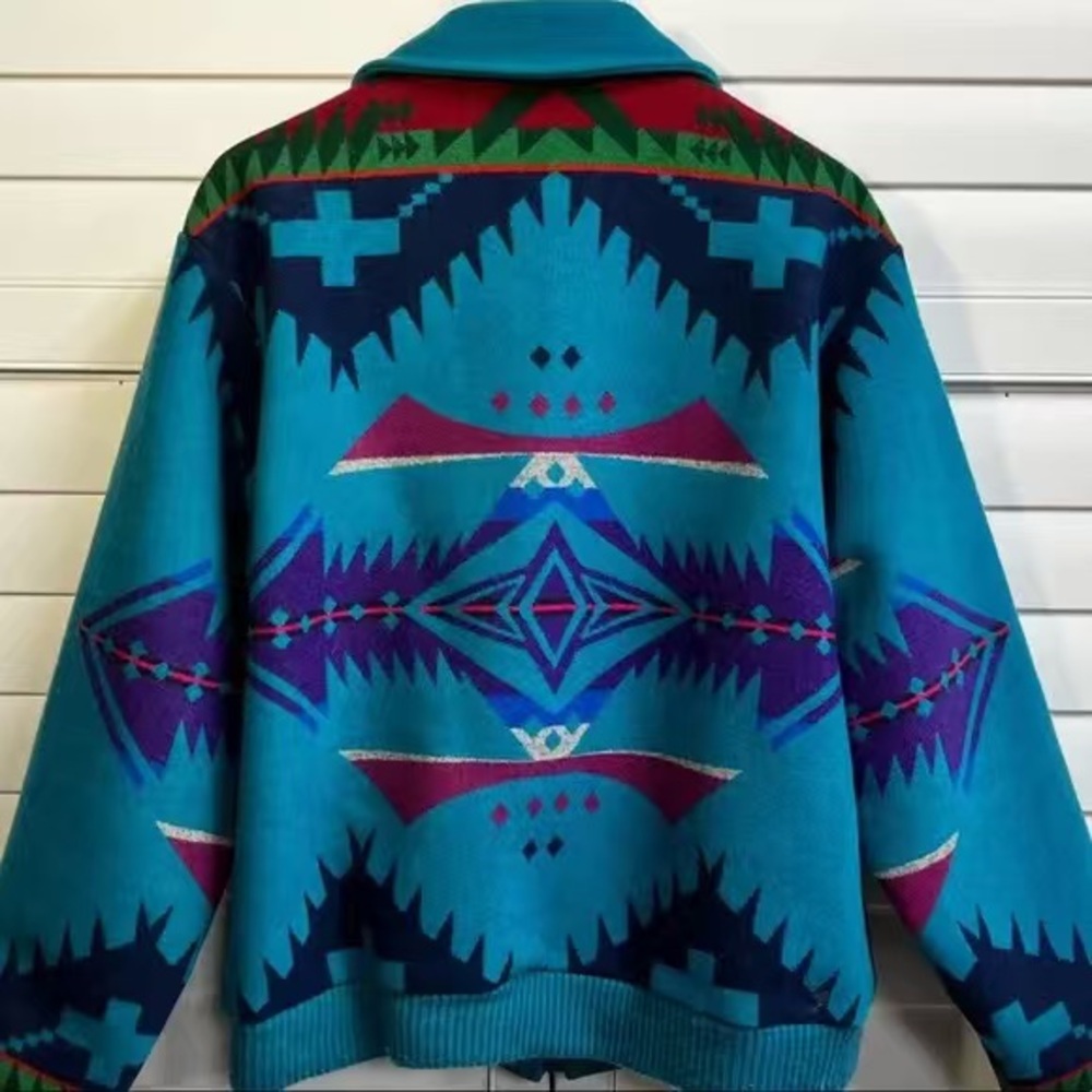 Pendleton Kids Blue Patterned Puffer Jacket - image 2